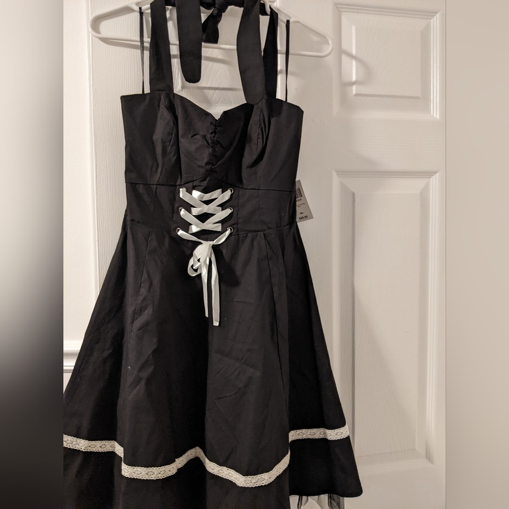 Black Hot Topic rockabilly style dress